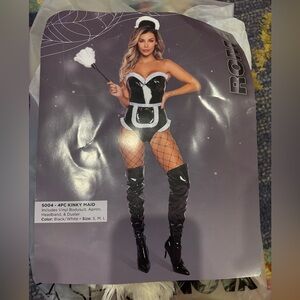 Roma Black and White Maid Costume
Never used.